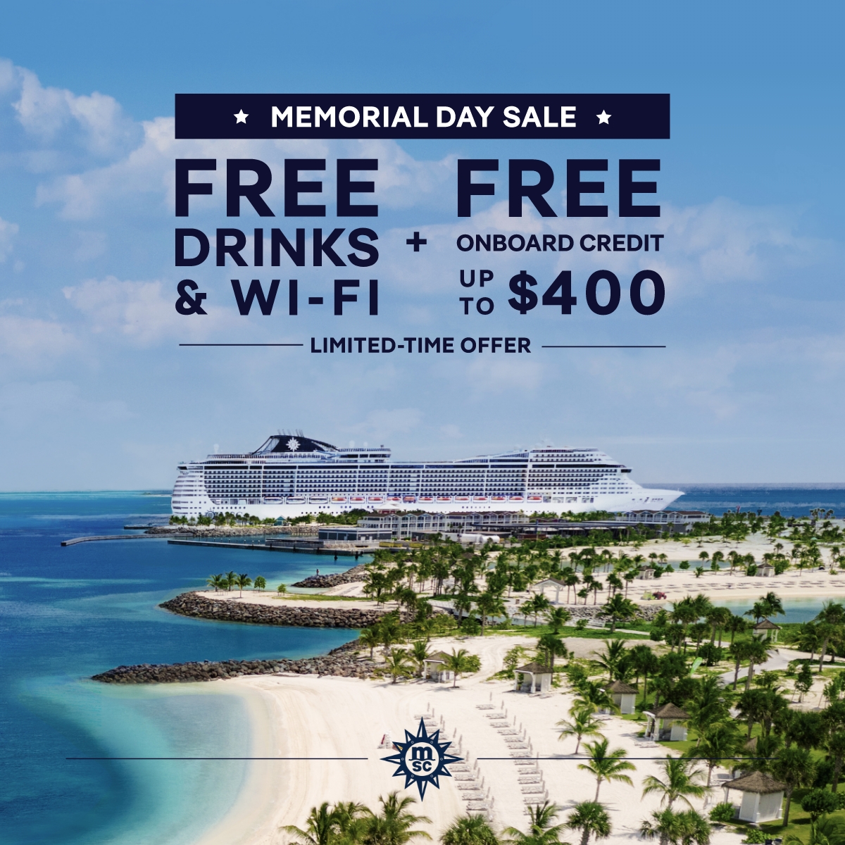 Celebrate This Memorial Day with MSC Cruises!